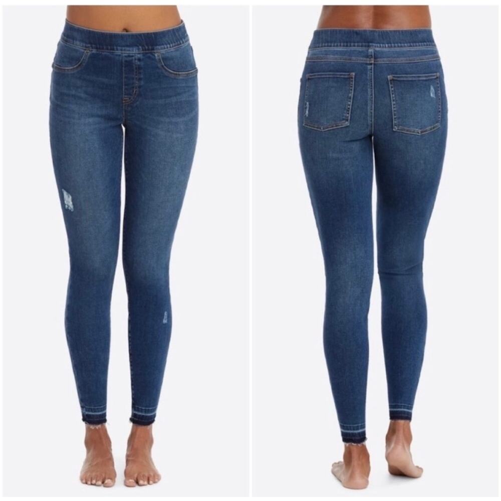 SPANX | NWT Distressed Ankle Skinny Jeans | M